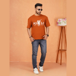 Premium Drop Shoulder T-Shirt Black (Polo Brand)