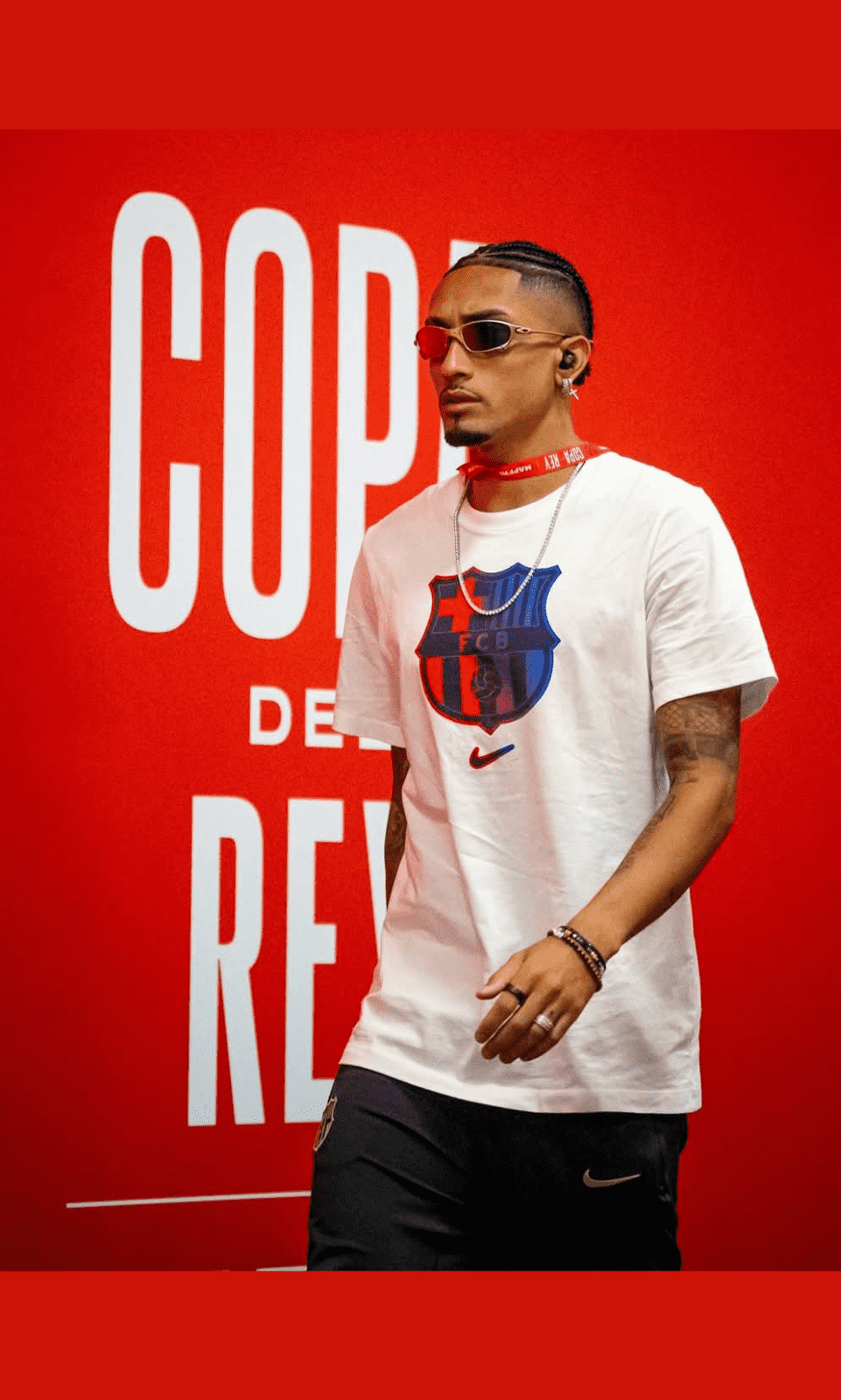 Barca Fan Style Premium Cotton T-Shirt